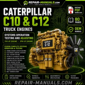 Caterpillar C10 C12 Systems Operation Testing and Adjusting Manual PDF Download