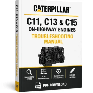 Caterpillar C11 C13 C15 On-Highway Engines Troubleshooting Manual PDF Download