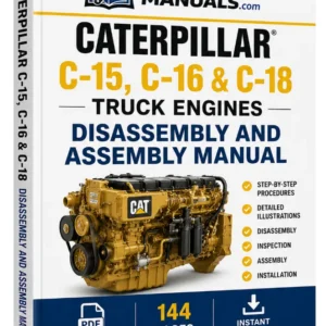 Caterpillar C15 C16 C18 Truck Engines Disassembly and Assembly Manual PDF Download
