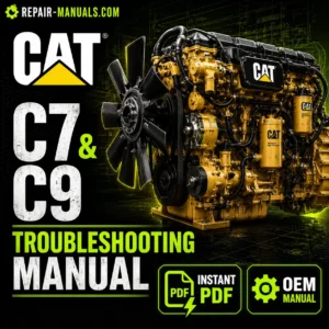 Caterpillar C7 C9 Engines Troubleshooting Manual PDF Download