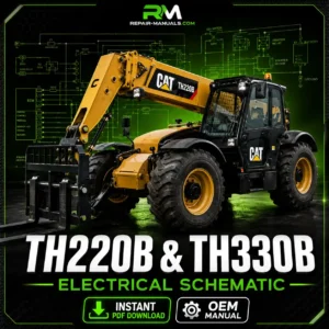 Caterpillar TH220B TH330B Telehandler Electrical System Schematic PDF Manual