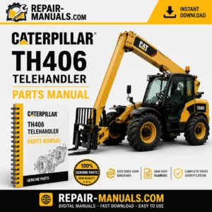 Caterpillar TH406 Telehandler Parts Manual PDF Download