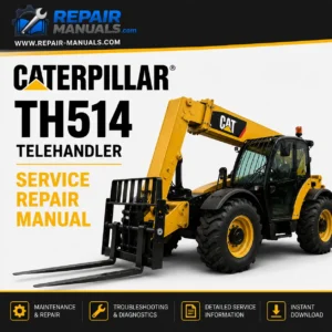 Caterpillar TH514 Telehandler Service Repair Manual PDF Download