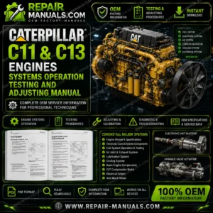 Caterpillar C11 C13 Systems Operation Testing and Adjusting Manual PDF Download