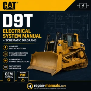 Caterpillar D9T Track-Type Tractor Electrical System Manual and Schematic Diagrams PDF