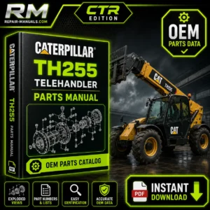 Caterpillar TH255 Telehandler Parts Manual PDF Download