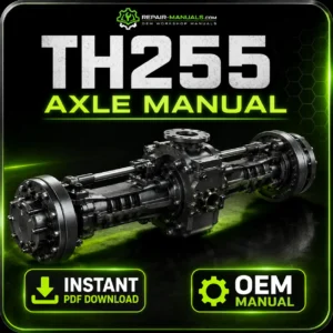 Caterpillar TH255 Telehandler Axle Disassembly and Assembly Manual PDF Download