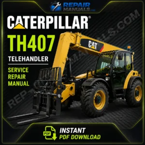 Caterpillar TH407 Telehandler Service Repair Manual PDF Download