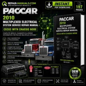PACCAR 2010 Multiplexed Electrical System Service Repair Manual PDF Download