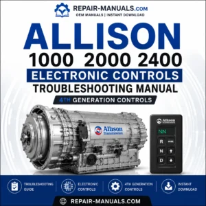 Allison 1000 2000 2400 Series Electronic Controls Troubleshooting Manual TS3192EN PDF Download