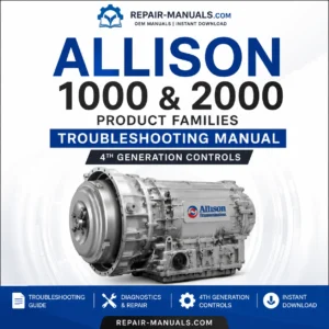 Allison 1000 and 2000 Product Families Troubleshooting Manual TS3977EN PDF