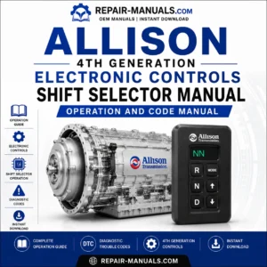 Allison 4th Generation Electronic Controls Shift Selector Manual PDF
