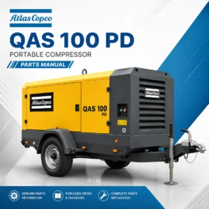 Atlas Copco QAS 100 PD Portable Generator Parts Manual PDF