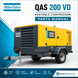 Atlas Copco QAS 200 VD Portable Generator Parts Manual PDF
