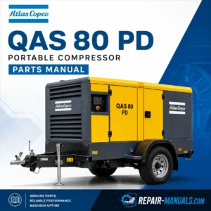Atlas Copco QAS 80 PD Portable Generator Parts Manual PDF