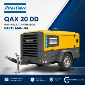 Atlas Copco QAX 20 DD Portable Generator Parts Manual PDF