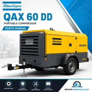 Atlas Copco QAX 60 DD Portable Generator Parts Manual PDF with illustrated OEM spare parts diagrams for Deutz BF04M2011C engine