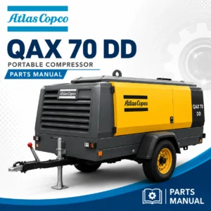 Atlas Copco QAX 70 DD Portable Generator Parts Manual PDF Download
