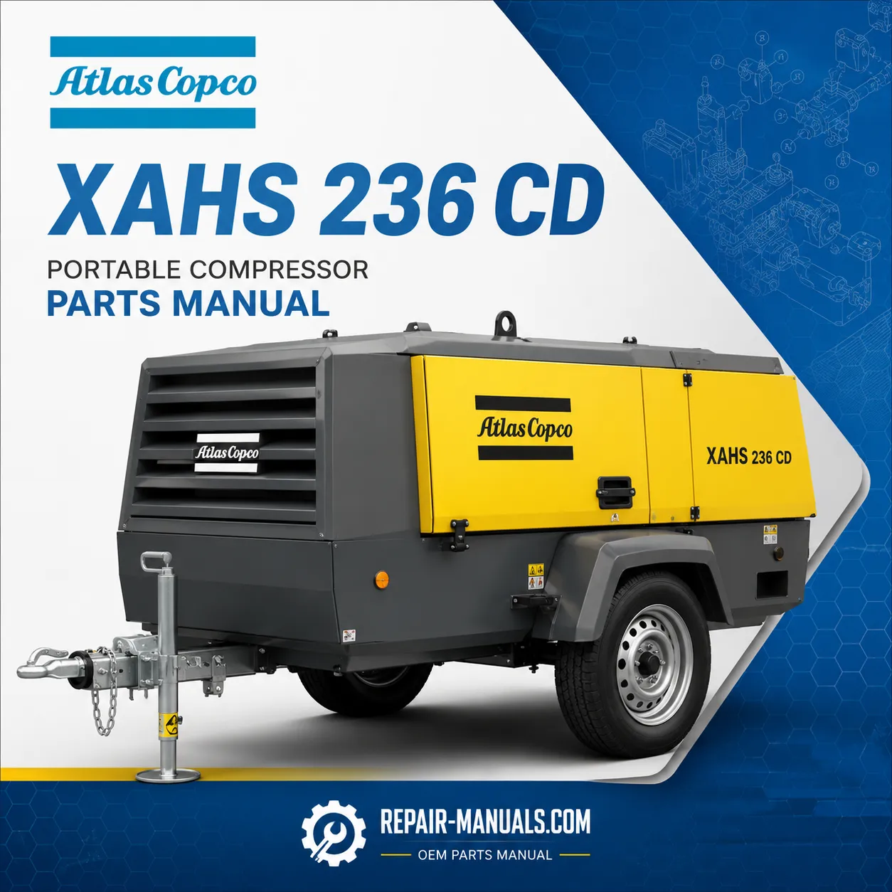 Atlas Copco XAHS 236 CD Portable Compressor Parts Manual PDF