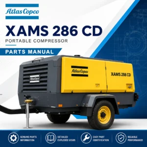 Atlas Copco XAMS 286 CD Portable Compressor Parts Manual PDF