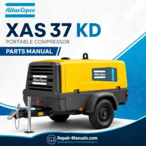 Atlas Copco XAS 37 KD Portable Compressor Parts Manual PDF Download