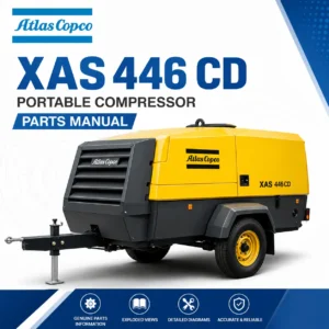Atlas Copco XAS 446 CD Portable Compressor Parts Manual PDF