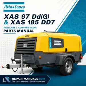 Atlas Copco XAS 97 Dd(G) XAS 185 DD7 Portable Compressor Parts Manual PDF