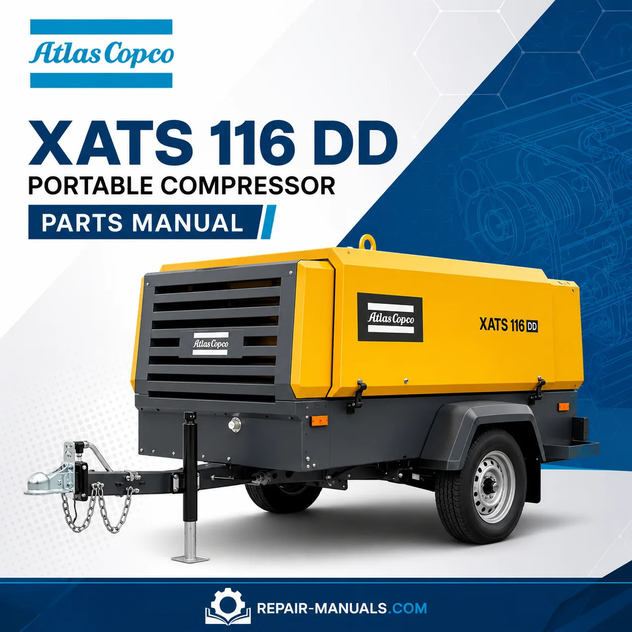Atlas Copco XATS 116 DD Portable Compressor Parts Manual PDF