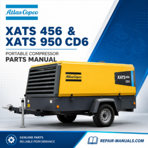 Atlas Copco XATS 456 & XATS 950 CD6 Portable Compressor Parts Manual