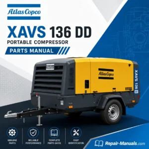 Atlas Copco XAVS 136 DD Portable Compressor Parts Manual PDF