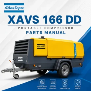 Atlas Copco XAVS 166 DD Portable Compressor Parts Manual PDF