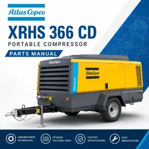 Atlas Copco XRHS 366 CD Portable Compressor Parts Manual PDF Download