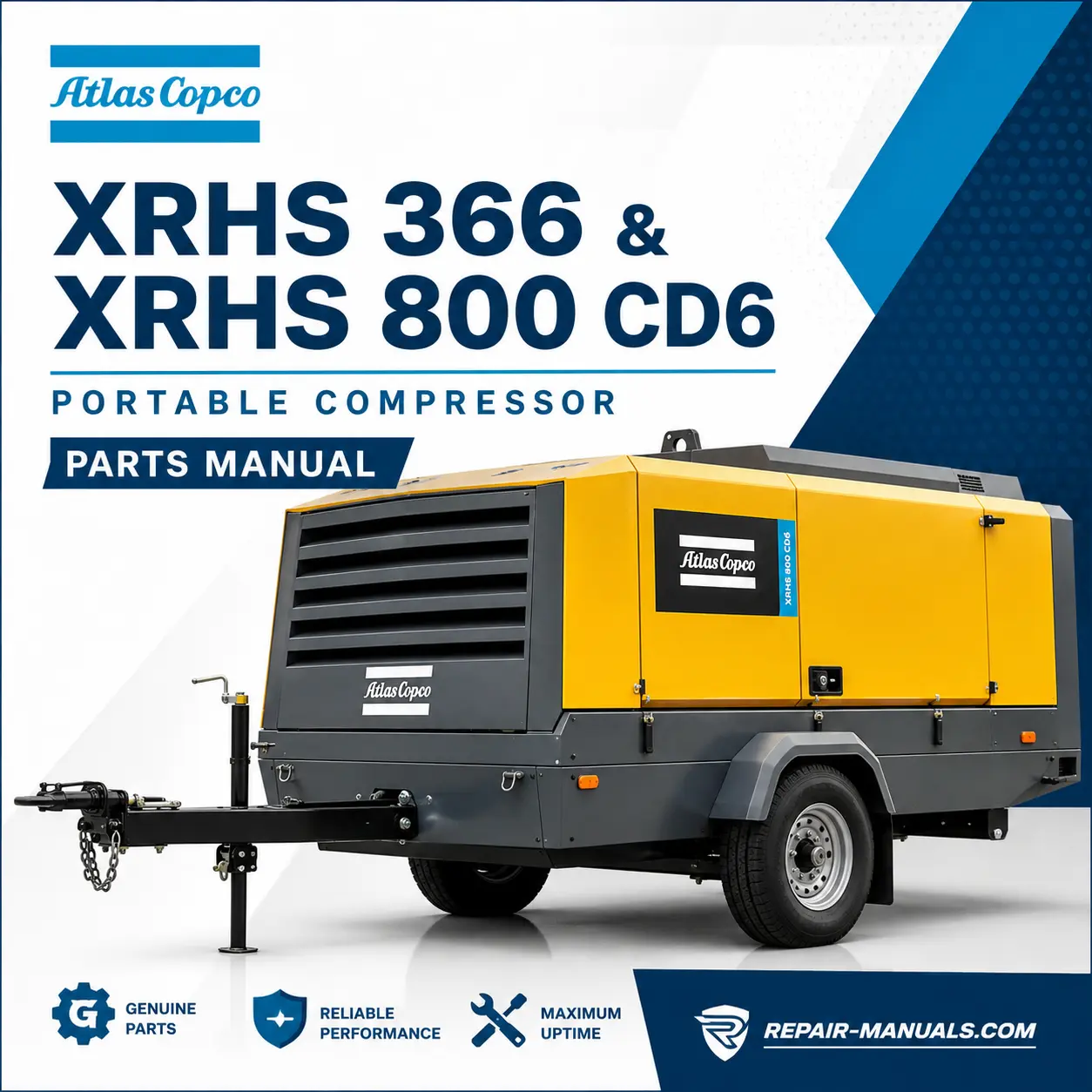 Atlas Copco XRHS 366 & XRHS 800 CD6 Parts Manual