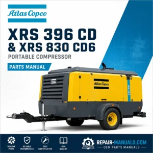 Atlas Copco XRS 396 CD XRS 830 CD6 Portable Compressor Parts Manual PDF