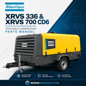 Atlas Copco XRVS 336 XRVS 700 CD6 Portable Compressor Parts Manual PDF