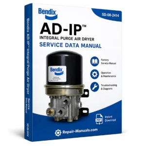 Bendix AD-IP Integral Purge Air Dryer Service Data Manual PDF