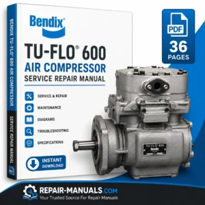 Bendix TU-FLO 600 Air Compressor Service Repair Manual PDF