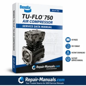 Bendix Tu-Flo 750 Air Compressor Service Data Manual PDF
