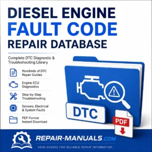 Diesel Engine ECU Fault Code Repair Database PDF with DTC troubleshooting guides