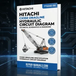 Hitachi CX350 Dragline Hydraulic Circuit Diagram PDF