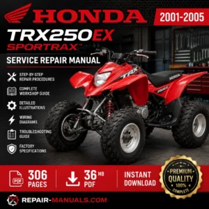 2001-2005 Honda TRX250EX Sportrax Service Repair Manual PDF