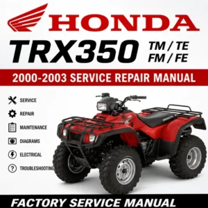 2000-2003 Honda TRX350 TM TE FM FE Factory Service Repair Manual PDF