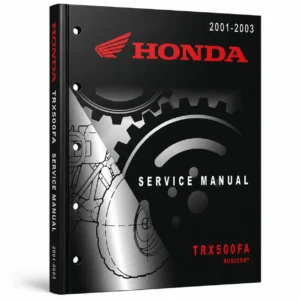 2001-2003 Honda TRX500FA Rubicon Factory Service Repair Manual PDF