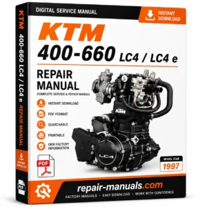 2003 KTM 400-660 LC4 Factory Repair Manual PDF