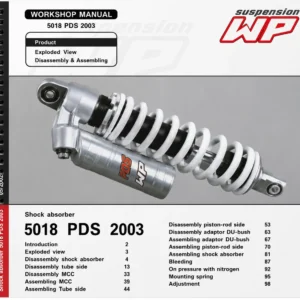 KTM WP 5018 PDS 2003 Rear Shock Suspension Workshop Repair Manual PDF