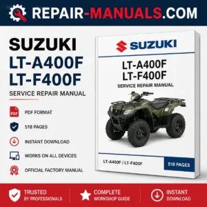 Suzuki LT-A400F LT-F400F KingQuad Service Repair Manual PDF