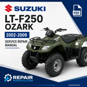 Suzuki LT-F250 Ozark 2002-2009 Factory Service Repair Manual PDF