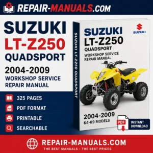 Suzuki LT-Z250 QuadSport 2004-2009 Workshop Service Repair Manual PDF