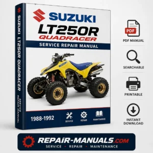 Suzuki LT250R Quadracer 1988-1992 Factory Service Repair Manual PDF