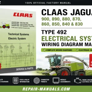 CLAAS JAGUAR 900–830 Type 492 Stone Detector Fitting and Operating Instructions PDF Manual